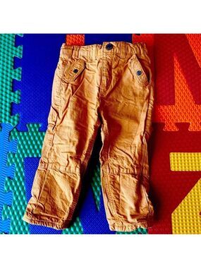 OBAIBI Baby Cargo Pants Jersey Lined 18 Months